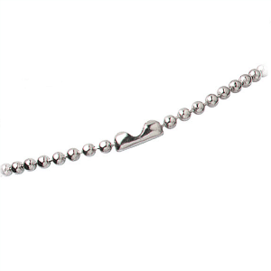 Nickel-Plated Steel Neck Chain - 24" - 500 Pack