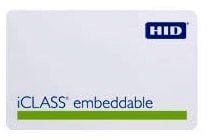 HID 201x iCLASS Embeddable Contactless Smart Card - 100 Cards