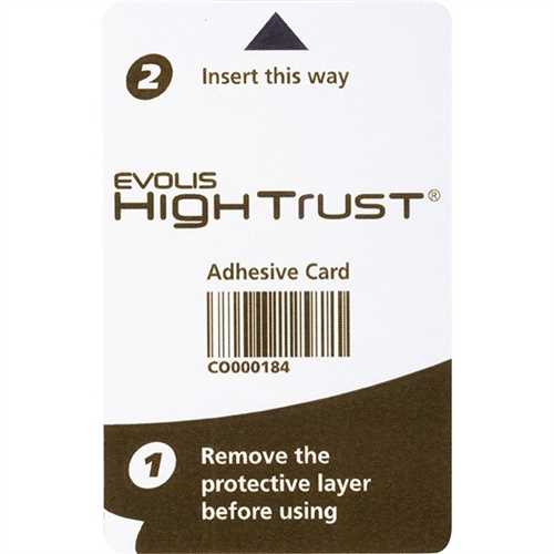 Evolis Avansia Adhesive Card Cleaning Kit – 5 Adhesive Cards