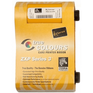Zebra Color Ribbon Half Panel for ZXP Series 3 YMCKO – 400 Prints