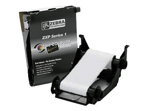 Zebra Monochrome White Ribbon for ZXP Series 1