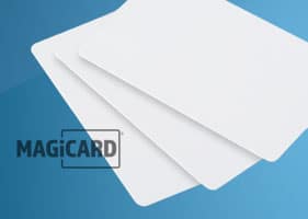 Magicard E9604 Blank Xtended Cards w/Key Tag - 1000 pack