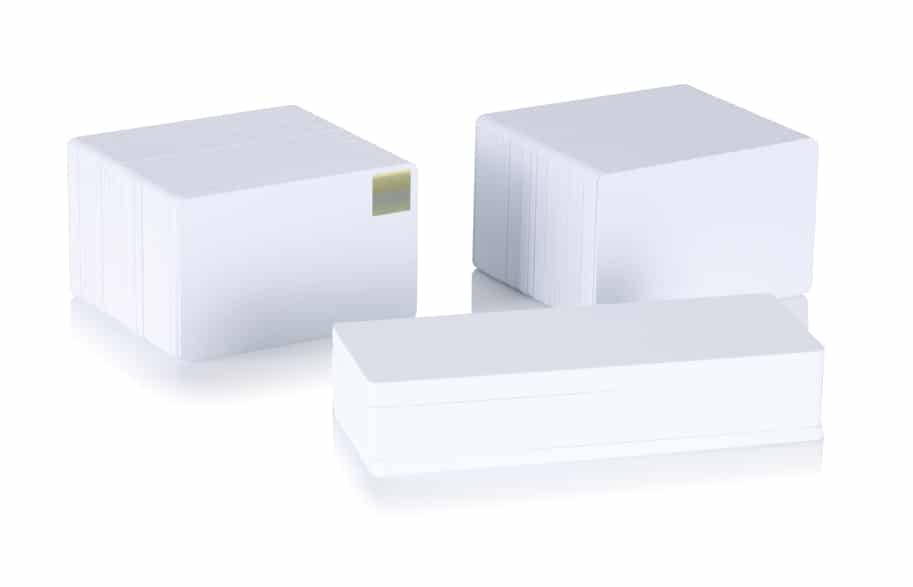 Blank White 30mil PVC ID Card 100/pack ID Edge
