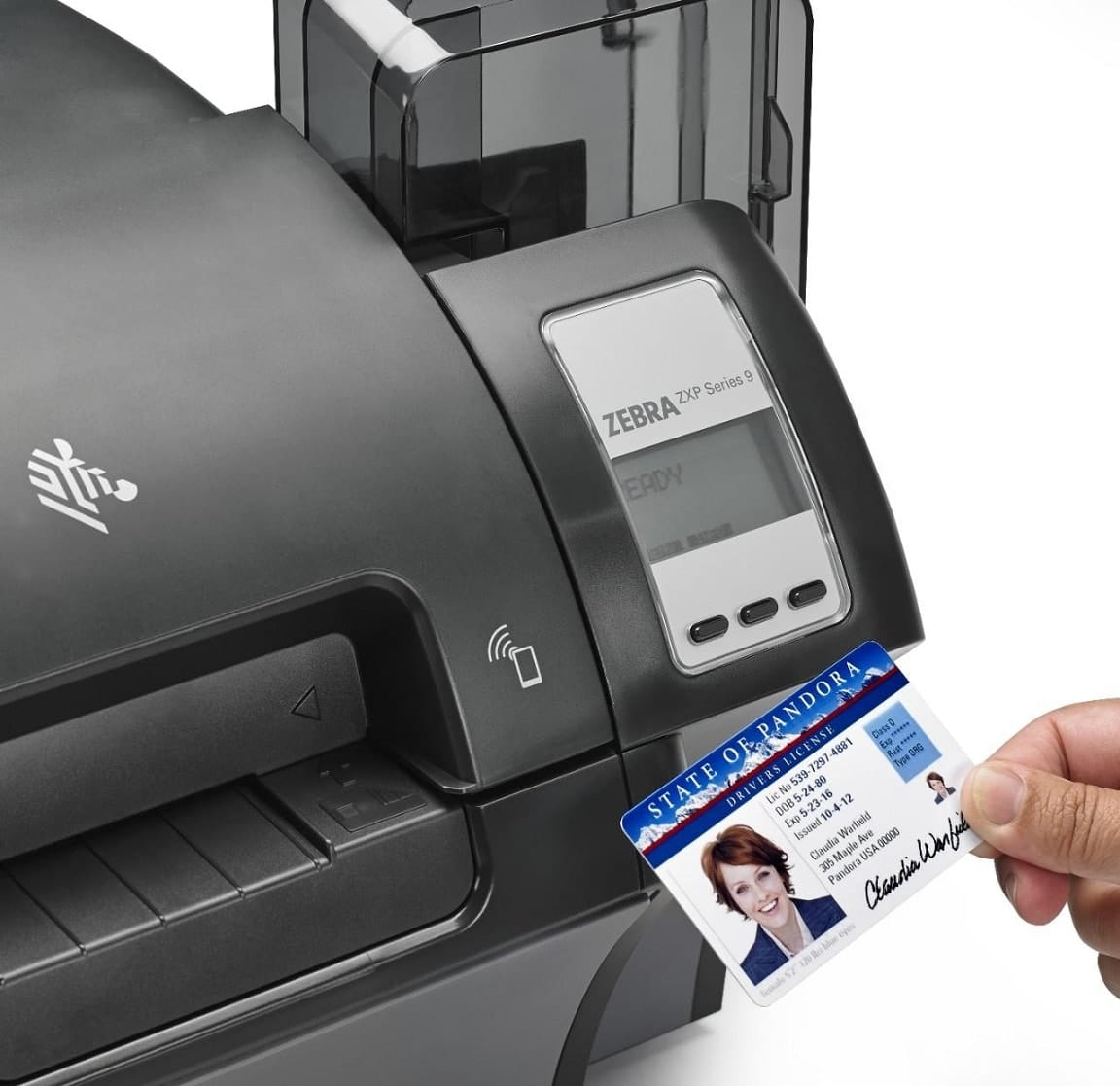Zebra ZXP Series 9 Retransfer ID Card Printer - Single-Sided ID Edge
